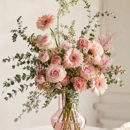 carnations and roses bouquet