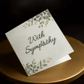 sympathy gift card