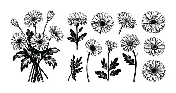 types of gerbera flower